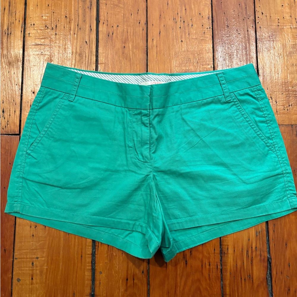 Jcrew Kelly Green Chino Shorts